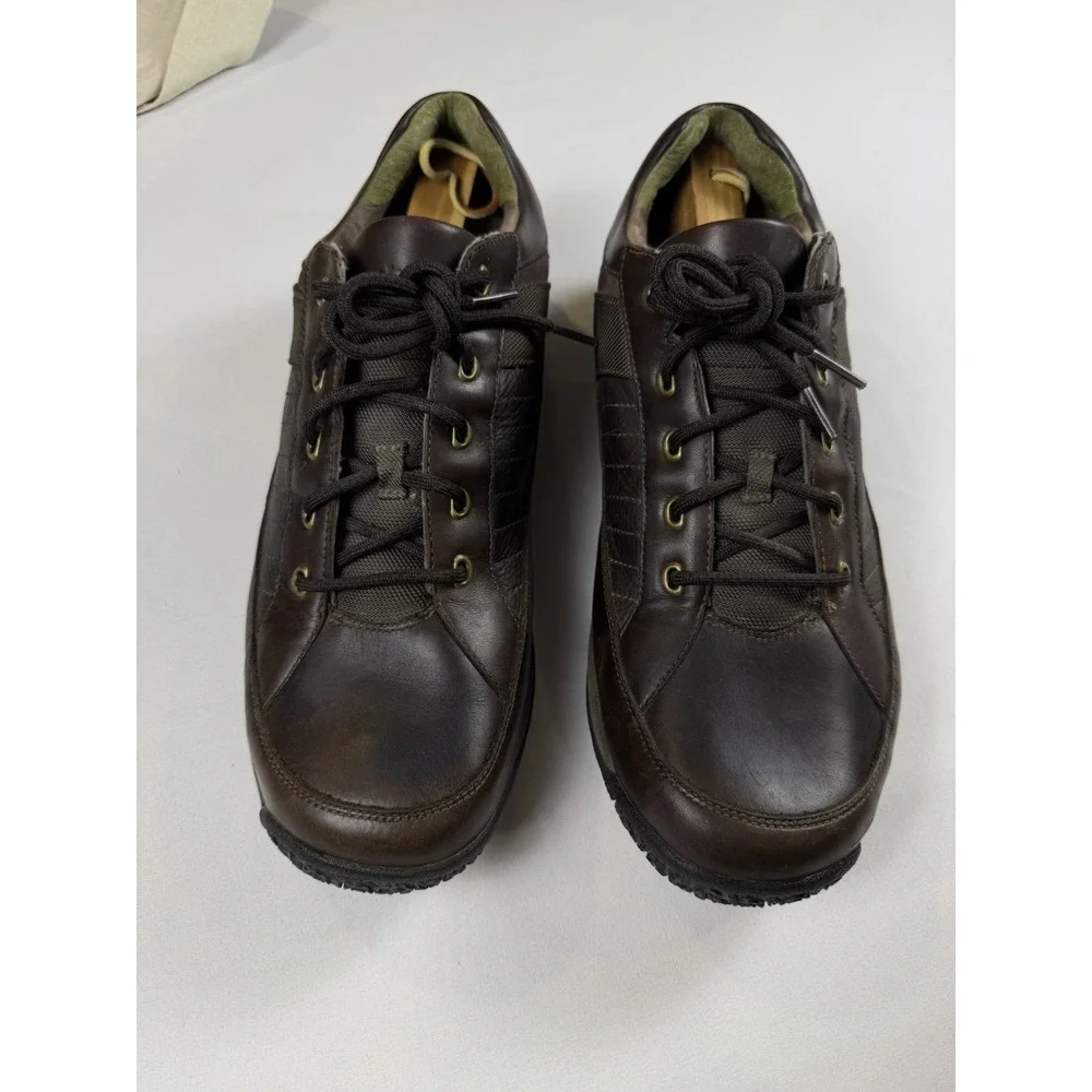 Dunham Waterproof Men's Leather Shoes Brown Lace Up Sz‎ 15 Comfort UGG Insole
